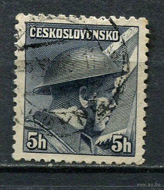 Чехословакия - 1945 - Офицер Православ Ржидки 5Н - [Mi.439] - 1 марка. Гашеная.  (Лот 88EZ)-T25P7