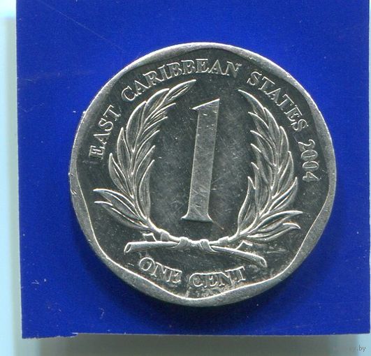 Карибские острова , Карибы 1 цент 2004