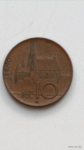 Чехия. 10 крон 2003 года.