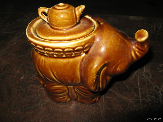 Ёмкость для хранения чайной заварки керамика СЛОНИК