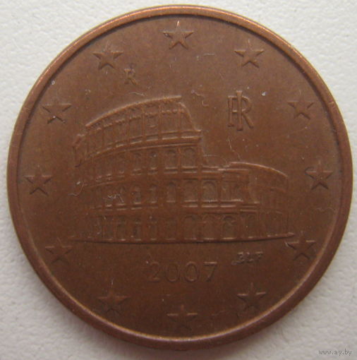 Италия 5 евроцентов 2007 г.
