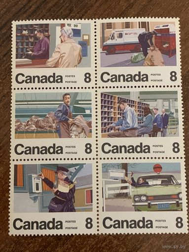 Канада. История Канадской почты. Полная серия