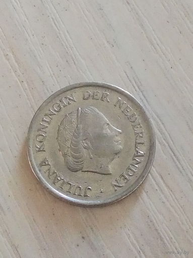 Нидерланды 25 центов 1980г.