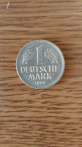 Германия. 1 марка 1968 D.
