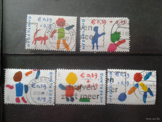 Нидерланды 2002 Рисуют дети Михель-6,0 евро гаш