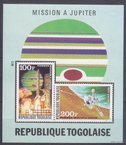 1974 Того 1049-1050/B86b Миссия зонда к Юпитеру 8,00 евро
