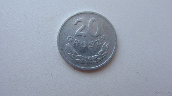 . Польша 20 грошей 1968 г.