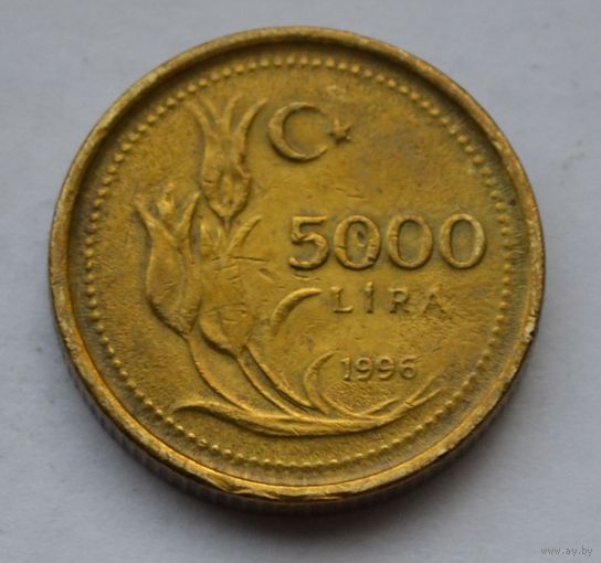 Турция, 5000 лир 1996 г.