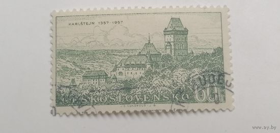 Чехословакия 1957. Города и памятники