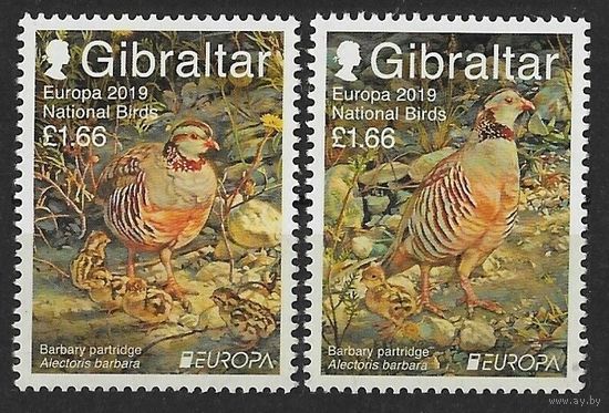 2019 Гибралтар 1896-1897 Европа Септ / Птицы 8,80 евро