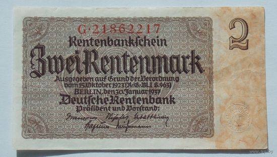 Германия 2 марки  1937