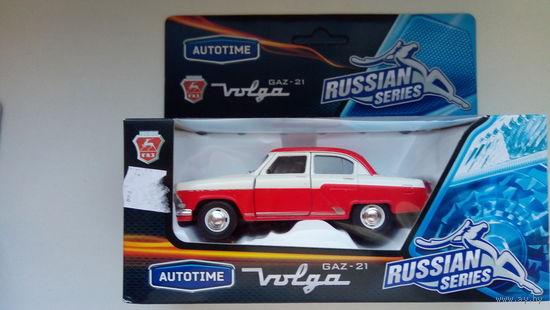 Autotime collection_Volga GAZ-21 (двухцветная)