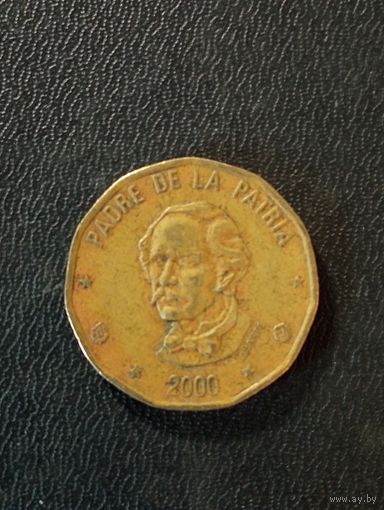 Доминикана 1 песо 2000 г.