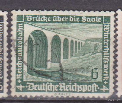 Архитектура Благотворительные марки - Рейх Германия 1936 год лот 13