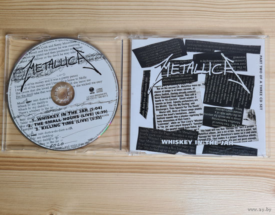 Metallica - Whiskey In The Jar (CD, UK, 1999, лицензия) Part 2 of a 3 CD set