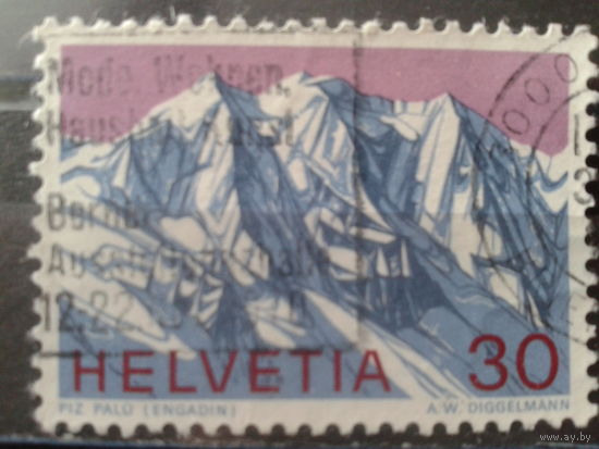 Швейцария 1970 Альпы, 3912 м