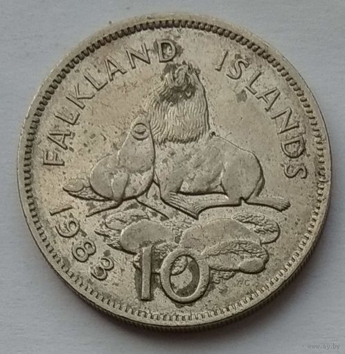 Фолклендские острова (Фолкленды) 10 пенсов 1983 г.