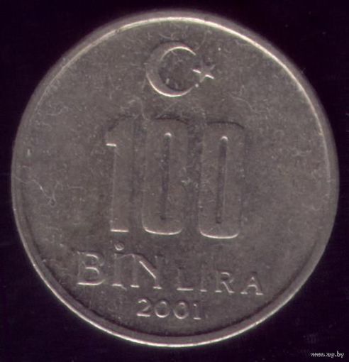 100 000 Лир 2001 год Турция