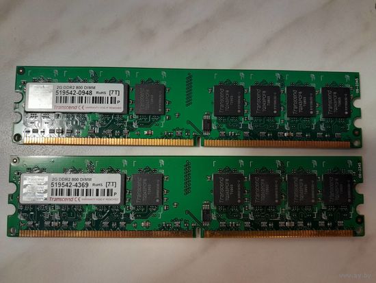 Оперативная память DDR 2 Transcend 2G DDR2 800 DIMM 2GB