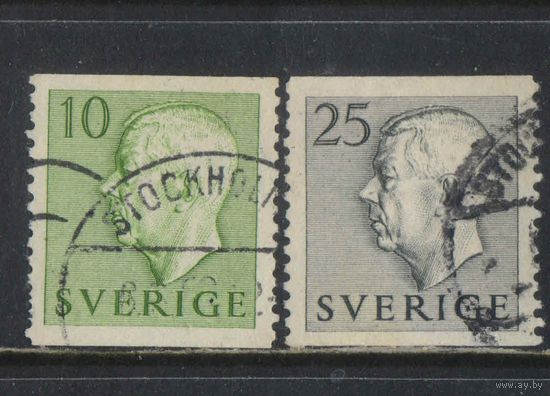 Швеция 1951 Густав VI Адольф Стандарт #356,359
