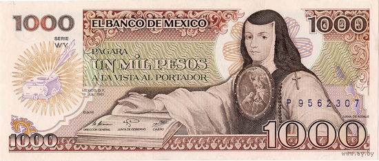 Мексика, 1000 песо, 1985 г., UNC