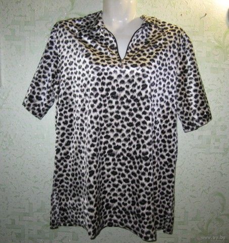 Блузка/рубашка/футболка леопардовая, р.XL