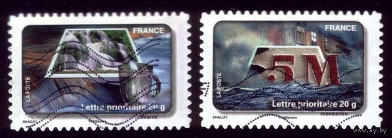 2 марки 2009 год Франция 4828-4829