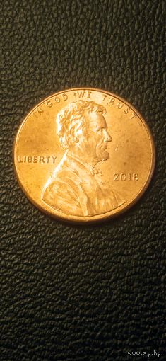 США 1 цент 2018г.