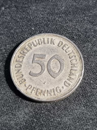 Германия  50 пфеннигов 1974 J