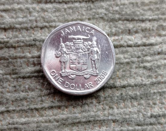 Werty71 Ямайка 1 доллар 2008 круглый