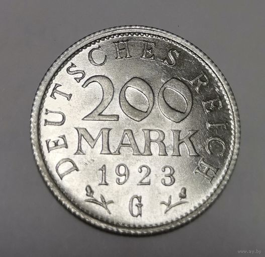 Германия 200 марок 1923 год.  - G -