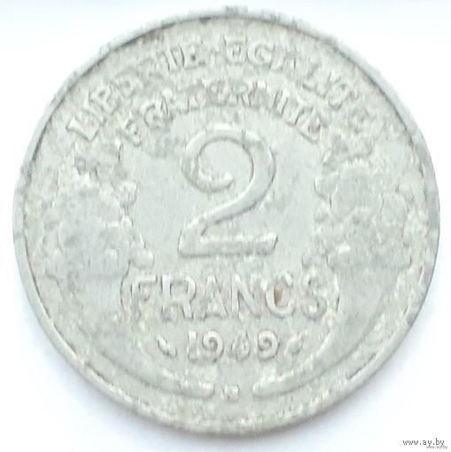 Франция 2 франка, 1949