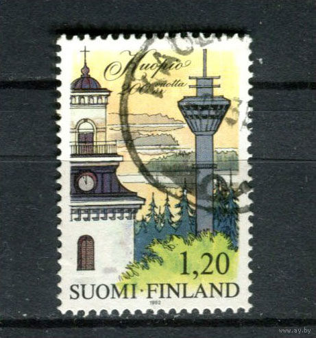Финляндия - 1982 - 200-летие г. Куопио - [Mi. 895] - полная серия - 1 марка. Гашеная.  (Лот 170BA)