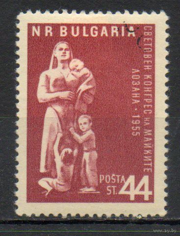 Международный женский конгресс в Лозанне Болгария 1955 год чистая серия из 1 марки