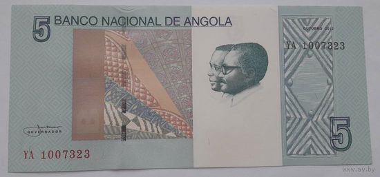 Ангола 5 кванза 2012 года UNC