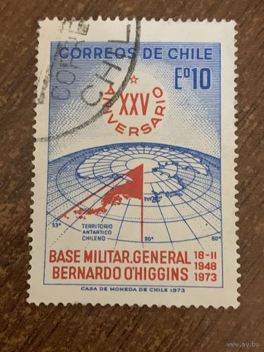 Чили 1973. 25 годовщина генерала Bernardo Ohiggins. Полная серия