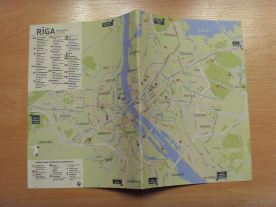 Карта (план) Риги