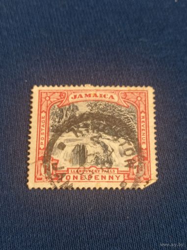Британская Ямайка 1901 года. Водопад Лландавери