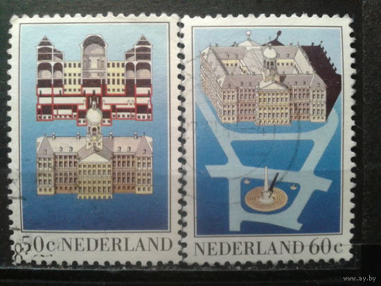 Нидерланды 1982 Королевский дворец в Амстердаме Полная серия