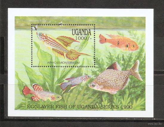Уганда 1990 Фауна Рыбы