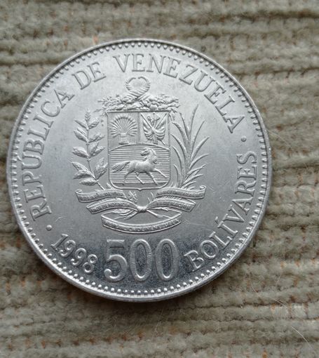 Werty71 Венесуэла 500 боливаров 1998