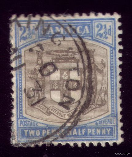 1 марка 1905 год Ямайка 45