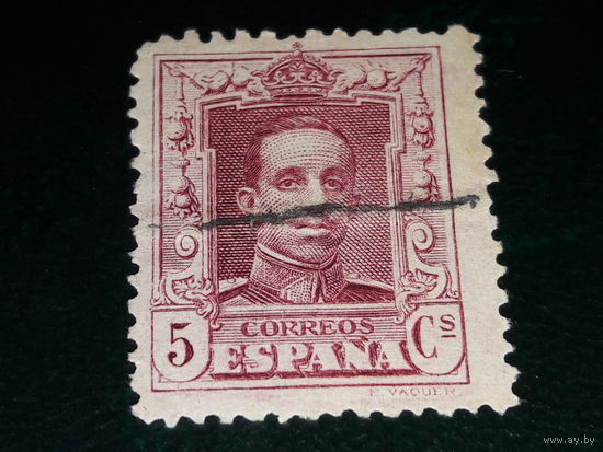 Испания 1922 Стандарт. Король Альфонсо XIII