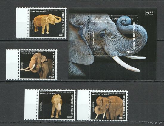 2016 Нигер Дикие животные Слоны