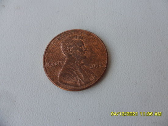 1 цент США 2004 г.в.