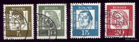 4 марки 1961 год Германия 347,350-353