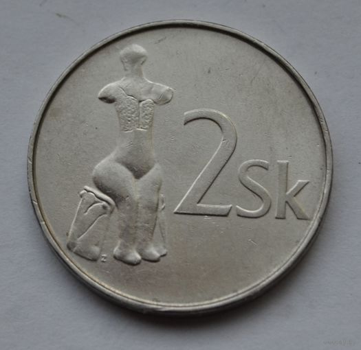 Словакия, 2 кроны 2001 г.