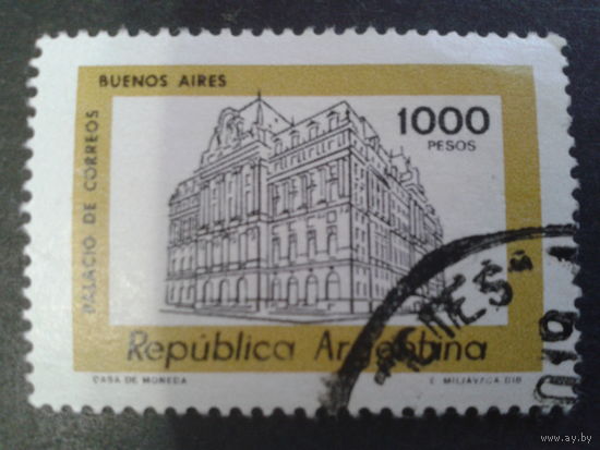 Аргентина 1979 Главпочтамт 1000 песо