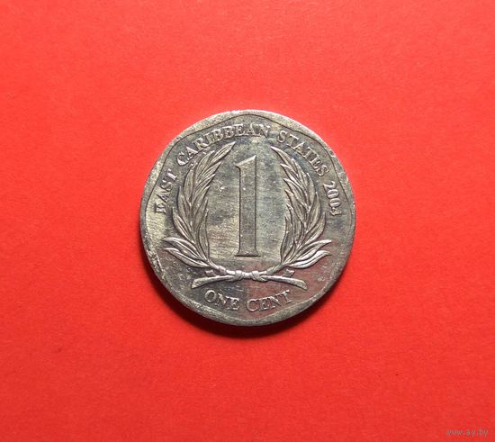 Восточные Карибы 1 цент, 2004.