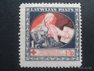 Латвия 1920 Красный крест